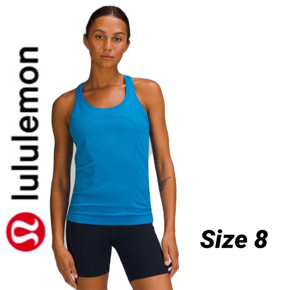 Lululemon Swiftly Tech Racerback Tank Top 2.0 Poolside Size 8